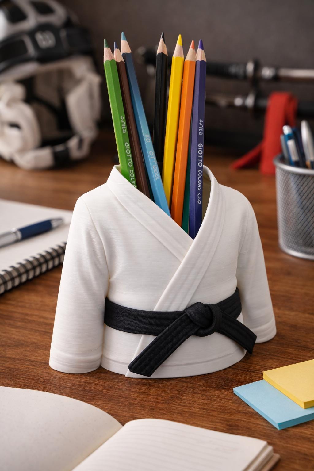 Karate Pencil Holder – 3D Printed Martial Arts Desk Organizer
