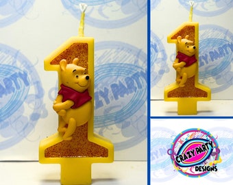 Winnie The Pooh Birthday Soy Wax Candle, Winnie the Pooh party decoration, Winnie the Pooh Birthday, Winnie the Pooh party, Winnie the Pooh