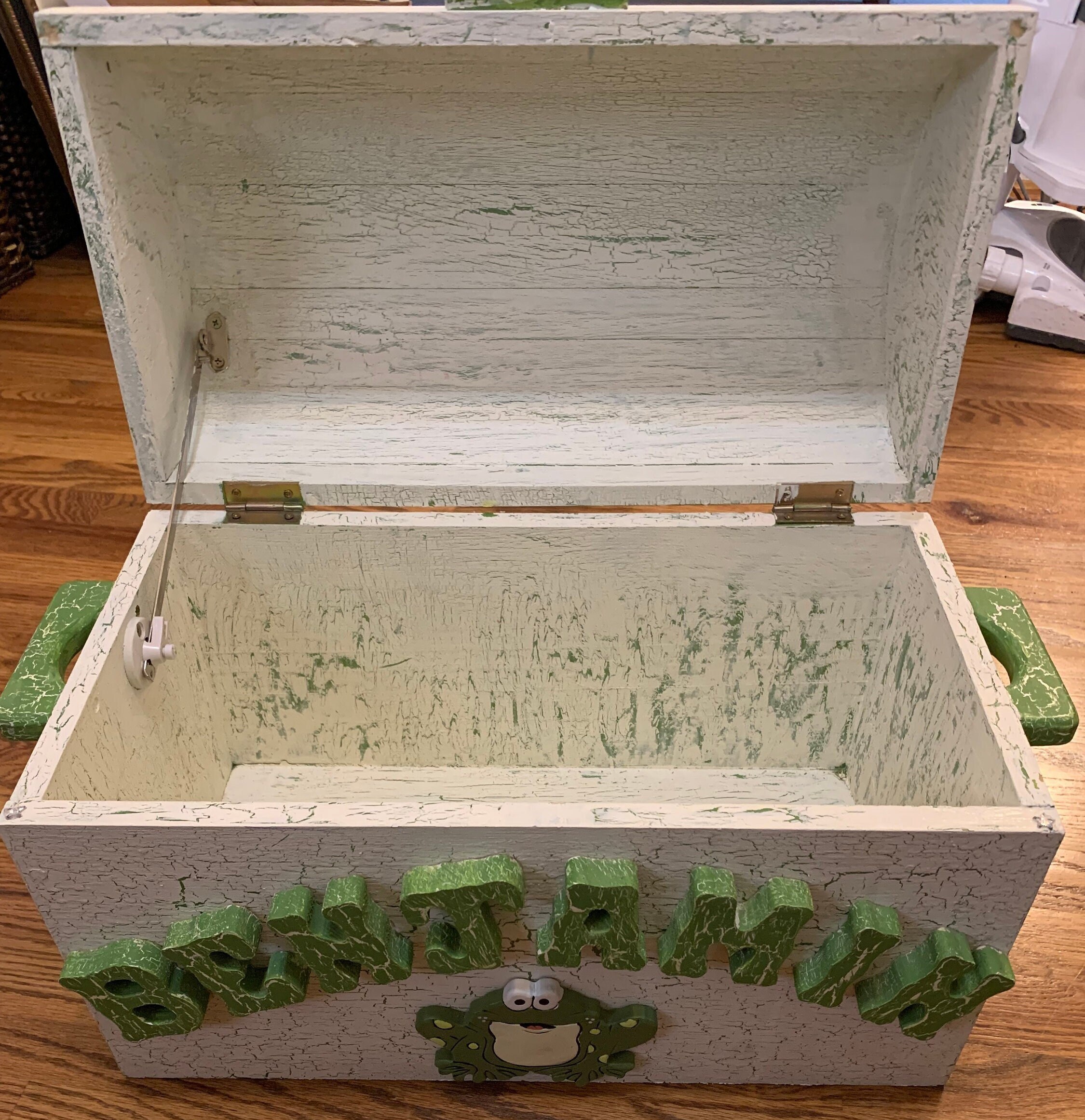 Handmade Toy Chest With the Name 