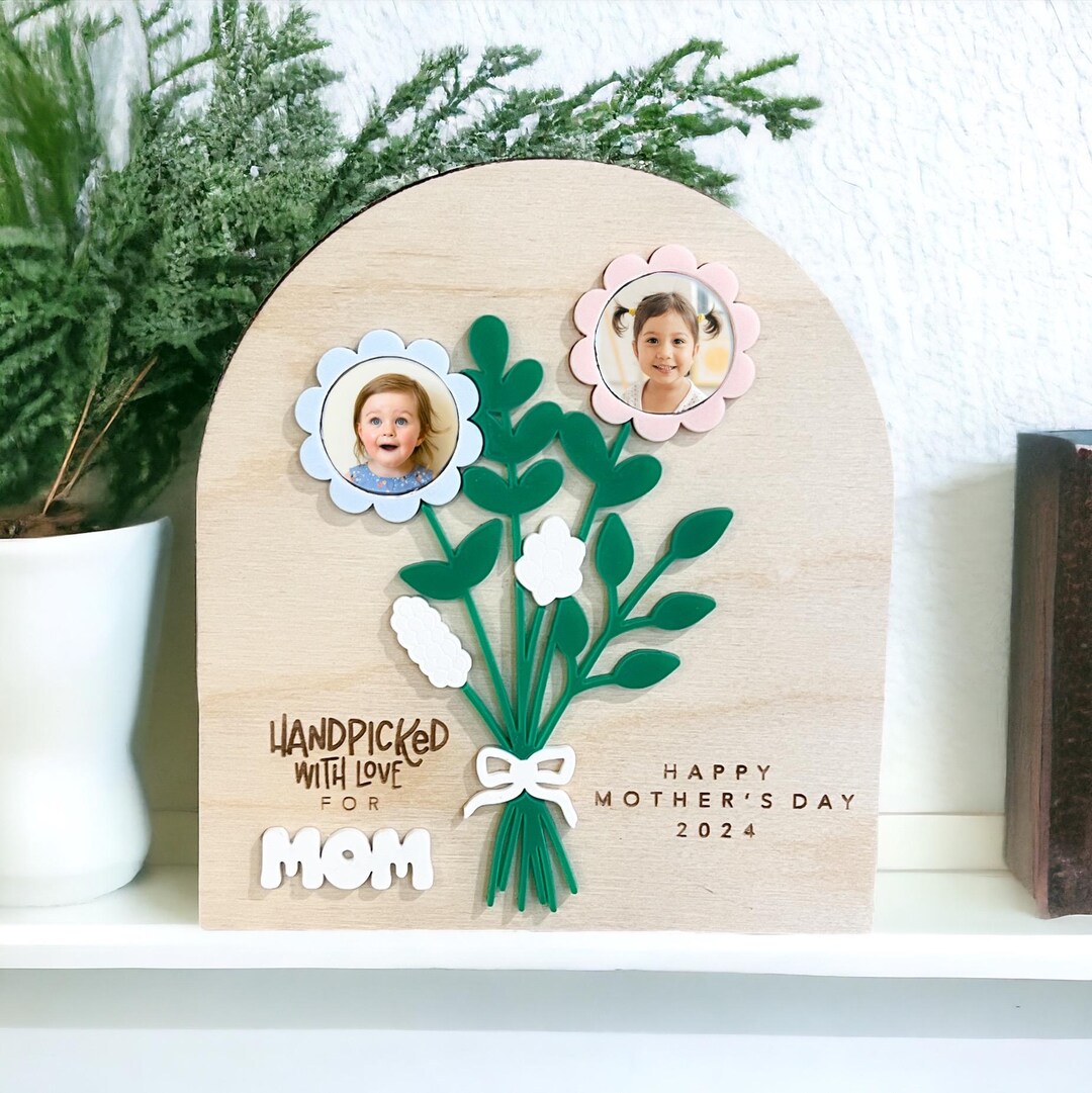 Handpicked With Love Mothers Day Sign - Etsy