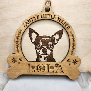 Dog Christmas ornament