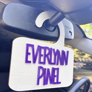 Car Rider Name Sign