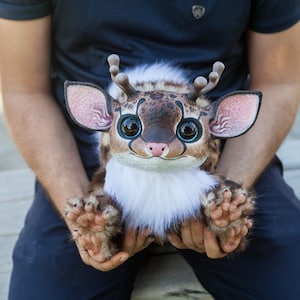 Handmade Fantasy Deer Fluffy doll