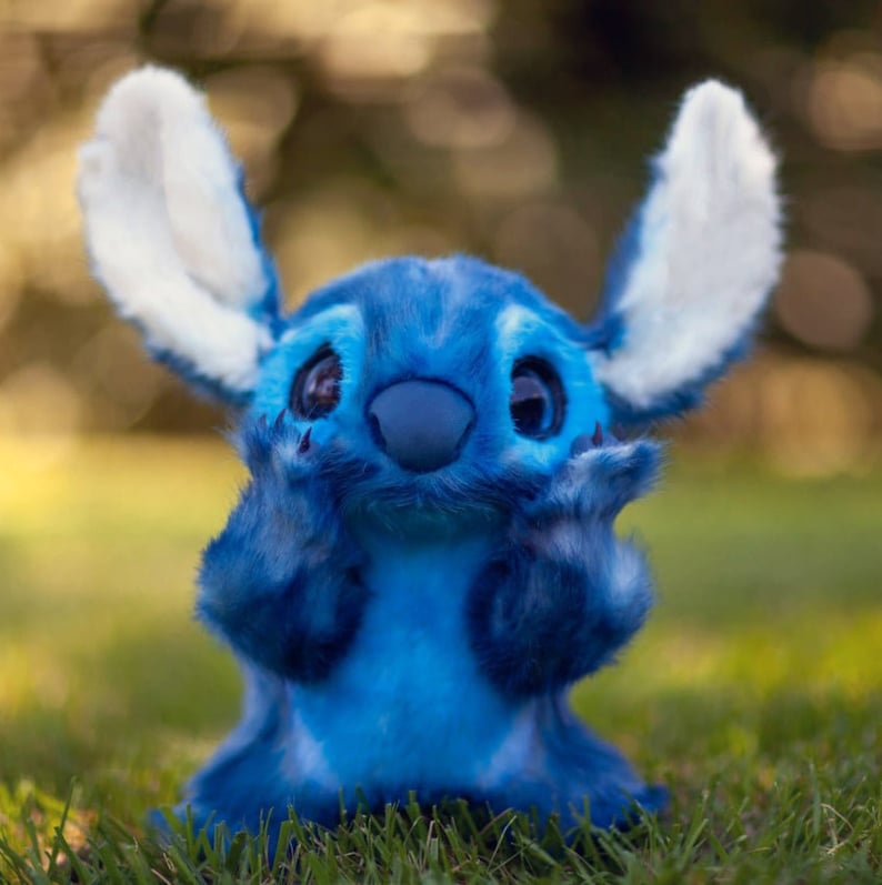 Stitch inspired fluffy doll image 3