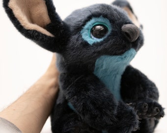 Stitch inspired fluffy doll