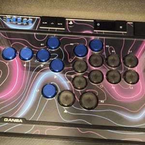 Qanba Sapphire replacement button caps