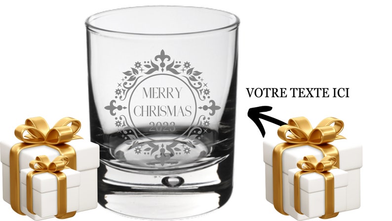 Personalized whiskey glass image 4