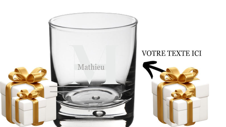Personalized whiskey glass image 10