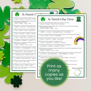 St. Patrick's Day Trivia Game | Fun St. Paddy's Day Irish Quiz | Games ...