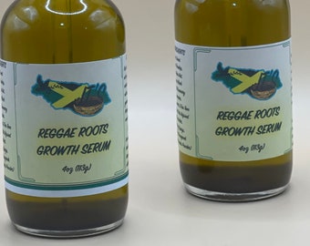 Suero capilar Reggae Roots para barba y cabello (14 aceites naturales en 1 botella)
