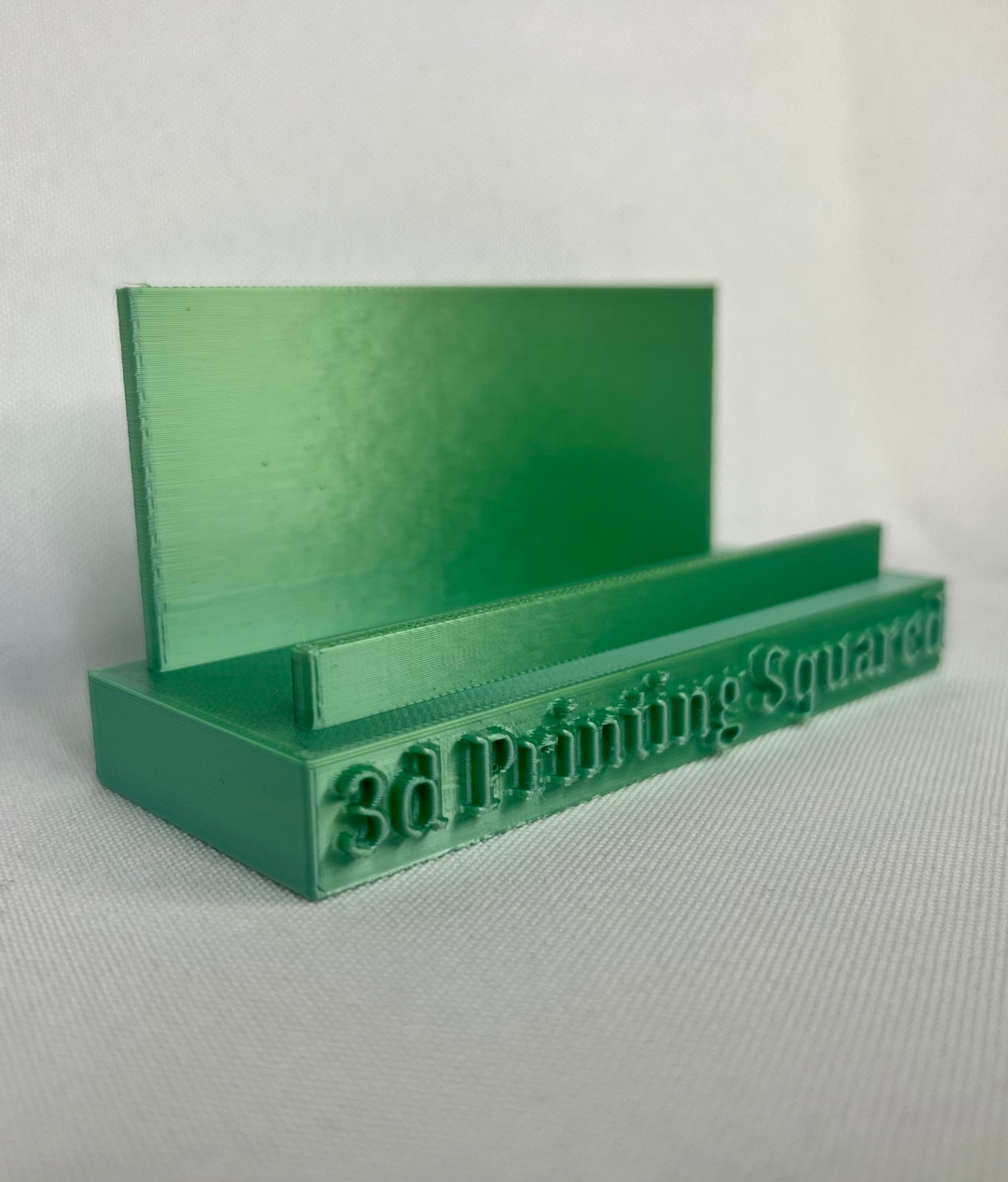 Custom Business Card Holder With Business Name Embossed on It