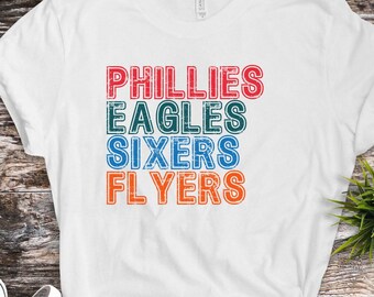 Philadelphia Sports Shirt for Philly Sports Fan Gift for Philly Team Fan Tshirt for Philadelphia Sport Team Tee Phillies Eagles 76ers Flyers