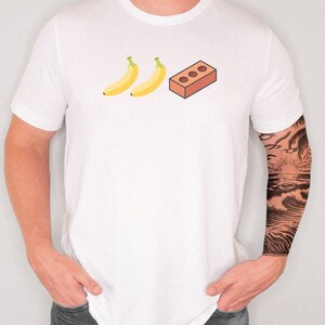 Lustiges Poker Shirt für Mixed Game Poker Spieler T-Shirt Banana Brick T-Shirt Glücksspiel Shirt Geschenk für Pokerspieler glückliches T-Shirt Omaha Spieler Shirt