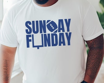 Sunday Funday Football T-Shirt: Game Day Tailgate Tee