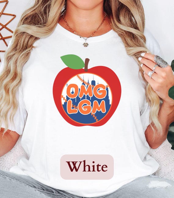 OMG LGM New York Mets Shirt, NY Baseball Fan Gift, Baseball Game Uniform,  New York Sports Fan Gift, Available as Unisex Tee or Sweatshirt