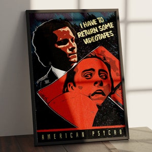 American Psycho Book/Movie Poster