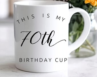 70th birthday mug, 70th birthday gifts for men, Special birthday gifts for best friend women/70th gift, Happy 70th birthday gifts for women