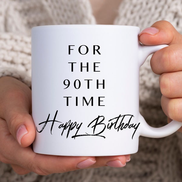 90th birthday gifts, 90th birthday, 90th birthday mug, 90th birthday gift grandma, 90 year old mug, 90 year old birthday gifts