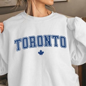 Toronto Sweatshirt, Toronto Maple Leafs Sweatshirt, Toronto Kanada Shirt, Maple Leaf Sweatshirt, Toronto Rundhalsausschnitt, Unisex Rundhalsausschnitt