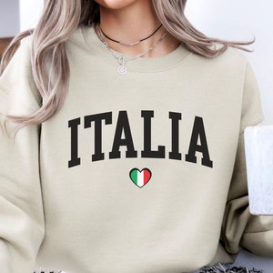 Italia Sweatshirt, Italy Crewneck, Italia Sweater, Italian Crewneck, Europe Sweatshirt, European Crewneck, Italia Shirt, Italy Souvenir