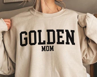 Sudadera Golden Mom, sudadera Golden Retriever Mom, camiseta Golden Mom, regalo Golden Retriever, regalo para Golden Retriever Mom, amante de los perros
