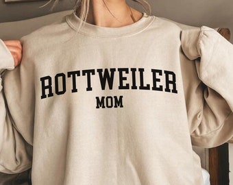 Felpa mamma Rottweiler, Girocollo mamma Rottweiler, Felpa mamma cane, Camicia Rottweiler, Regalo Rottweiler, Regalo per mamma cane, Camicia amante del cane