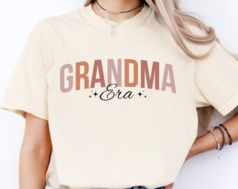 Camisa de colores cómodos de la era de la abuela, camisa de abuela, regalo para la abuela, abuela para ser regalo, camisa de abuela fresca, lindo regalo de abuela