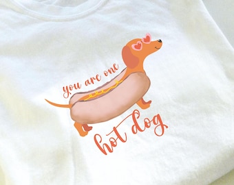 Dachshund Shirt, You Are One Hot Dog Shirt, Funny Dachshund Tee, Dachshund Humor Shirt, Dachshund Lover Gift, Doxie Mom Gift, Dog Mom Gift