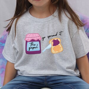 Das Evangelium Kinder Shirt, lustiges Evangelium Shirt, christliches Kinder Shirt, Jugendkirche Shirt, Kirche Geschenk für Kinder, verbreitet das Evangelium Shirt