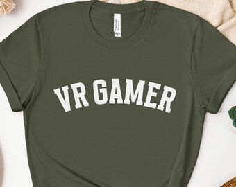 Virtual Reality Gamer Shirt, Gamer Shirt, Gift for Gamer, Video Game Lover, VR Gaming Lover, Gamer Boy Shirt, VR Gamer Shirt, Tech Lover