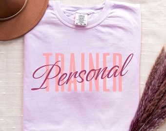 Personal Trainer Shirt, Komfort Farben T-Shirt, Personal Trainer Geschenk, Workout Instruktor Shirt, Fitness Trainer Shirt, Fitness Liebhaber, Fitnessstudio Shirt
