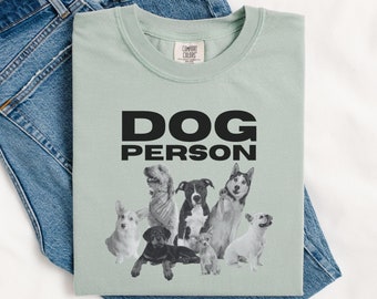 Dog Person Shirt, Vintage Dog Shirt, Comfort Colors Tee, Dog Lover Gift, Dog Mom Gift, Retro Dog Shirt, Stylish Dog Shirt, Dog Mom Shirt