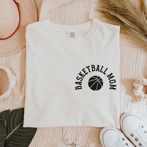 Basketball Mom Shirt, Comfort Colors Tee, Basketball Shirt, Gift for Basketball Player, Basketball Lover, Sports Lover, Basketball Mom Gift