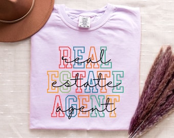 Real Estate Agent Shirt, Comfort Colors Tee, Realtor Shirt, Gift for Realtor, Real Estate Shirt, Oversized Tee, Realtor Gift, Broker Shirt