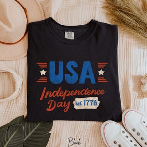 USA Shirt, Independence Day Shirt, 4th of July Shirt, Comfort Colors Tee, Patriotic Shirt, American Shirt, 4th of July Party Tee, USA Tee