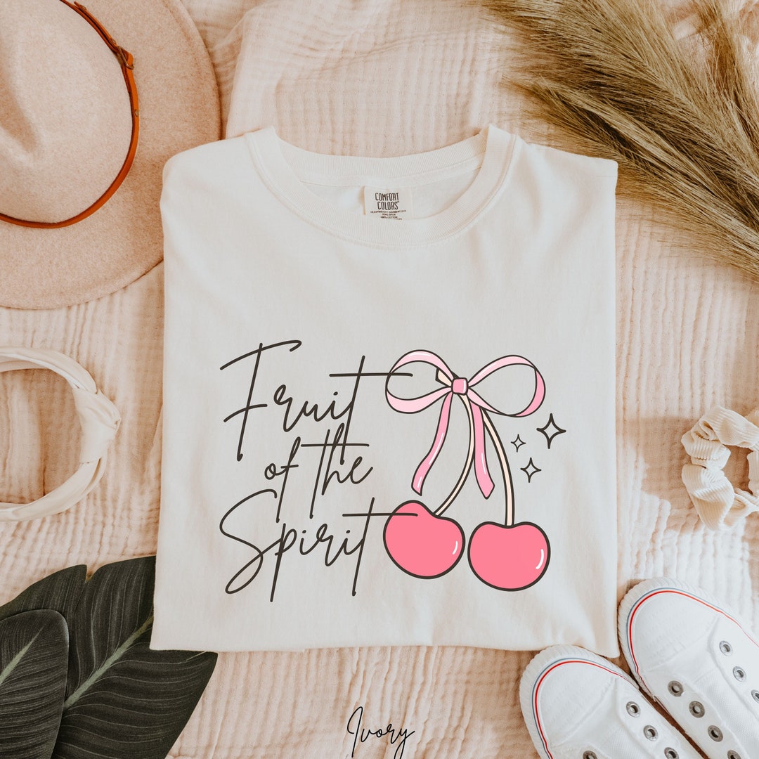Fruit of the Spirit Shirt, Coquette Christian Shirt, Religious Shirt ...