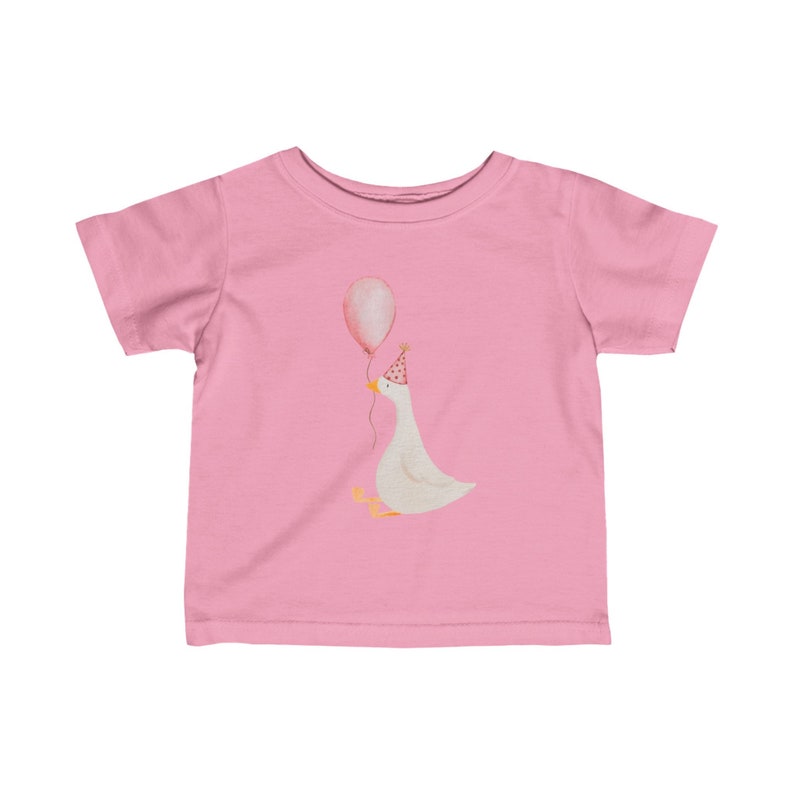 Birthday Goose Baby Shirt, Baby Birthday Shirt, Baby Birthday Gift, Silly Goose Shirt, Silly Shirt, Cute Birthday Shirt, Funny Birthday Gift image 1