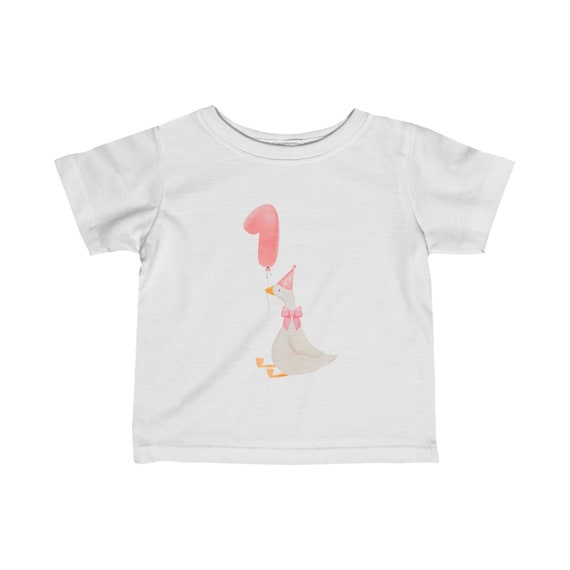 Birthday Goose Baby Shirt, Baby 1st Birthday Shirt, Baby First Birthday Gift, Silly Goose Shirt, Silly Shirt, Funny Cute Birthday Shirt