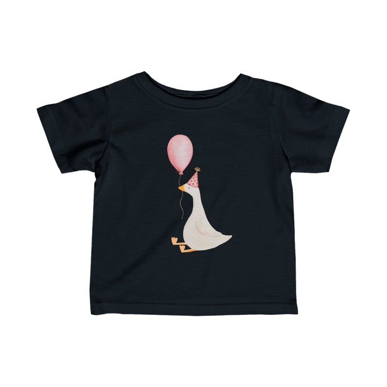 Birthday Goose Baby Shirt, Baby Birthday Shirt, Baby Birthday Gift, Silly Goose Shirt, Silly Shirt, Cute Birthday Shirt, Funny Birthday Gift image 2
