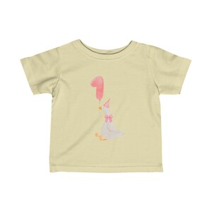 Birthday Goose Baby Shirt, Baby 1st Birthday Shirt, Baby First Birthday Gift, Silly Goose Shirt, Silly Shirt, Funny Cute Birthday Shirt image 3