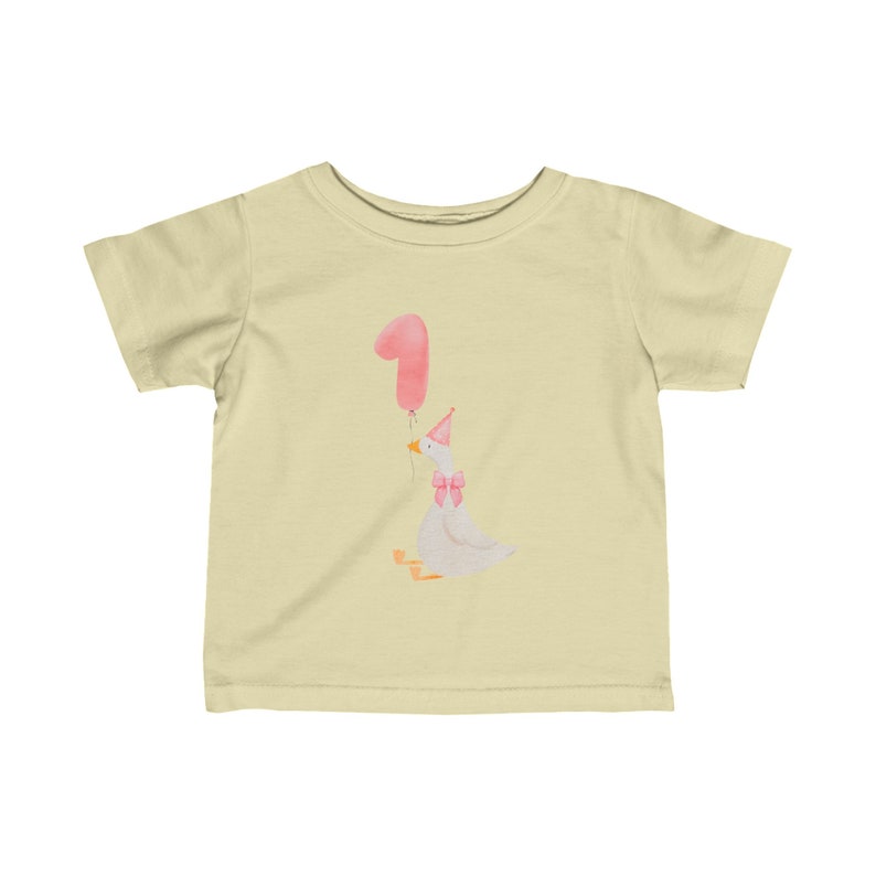 Birthday Goose Baby Shirt, Baby 1st Birthday Shirt, Baby First Birthday Gift, Silly Goose Shirt, Silly Shirt, Funny Cute Birthday Shirt image 3