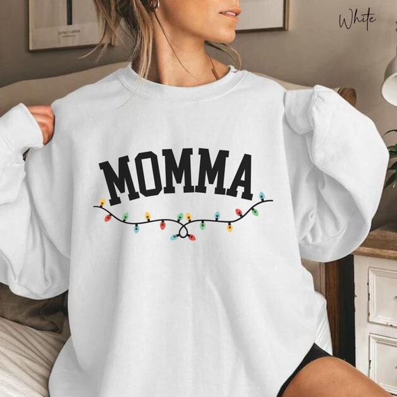 Felpa per la mamma festosa, regalo di Natale per la mamma, regali