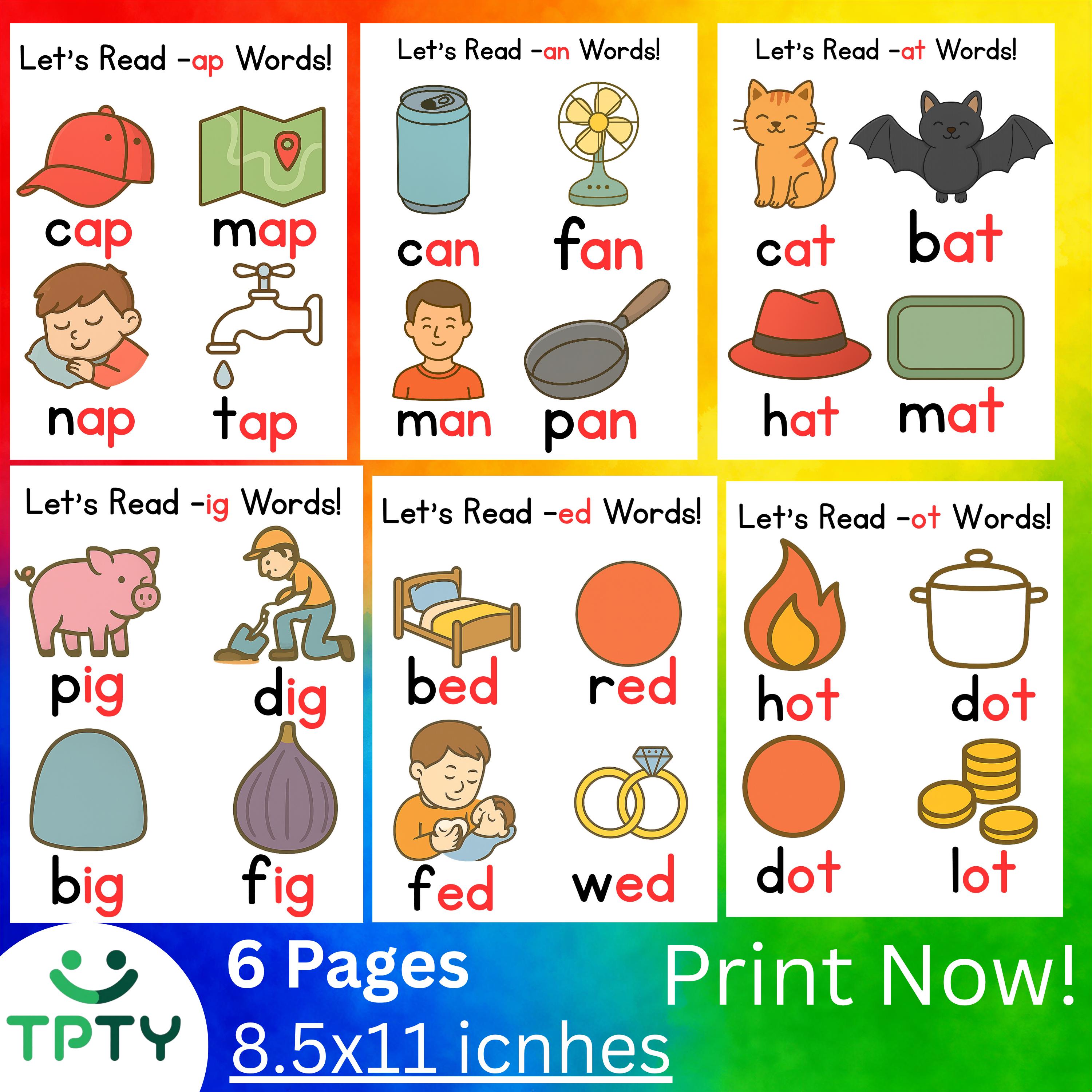 CVC Word Family Phonics Curriculum | Science of Reading Worksheets ...