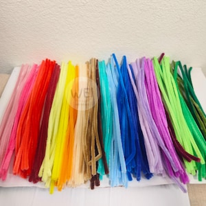 Pipe Cleaner, High Quality Pipe Cleaners, Chenille Stems, Supplies for DIY Projects, Supplies for Everlasting Flowers,