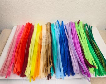 Pipe Cleaner, High Quality Pipe Cleaners, Chenille Stems, Supplies for DIY Projects, Supplies for Everlasting Flowers,