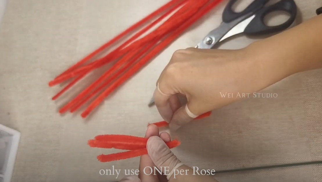 YYUENG TAK Lot De 200 Cure-pipes Rouges Roses Pour Travaux Manuels