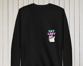 Unisex Cat Lady Sweatshirt