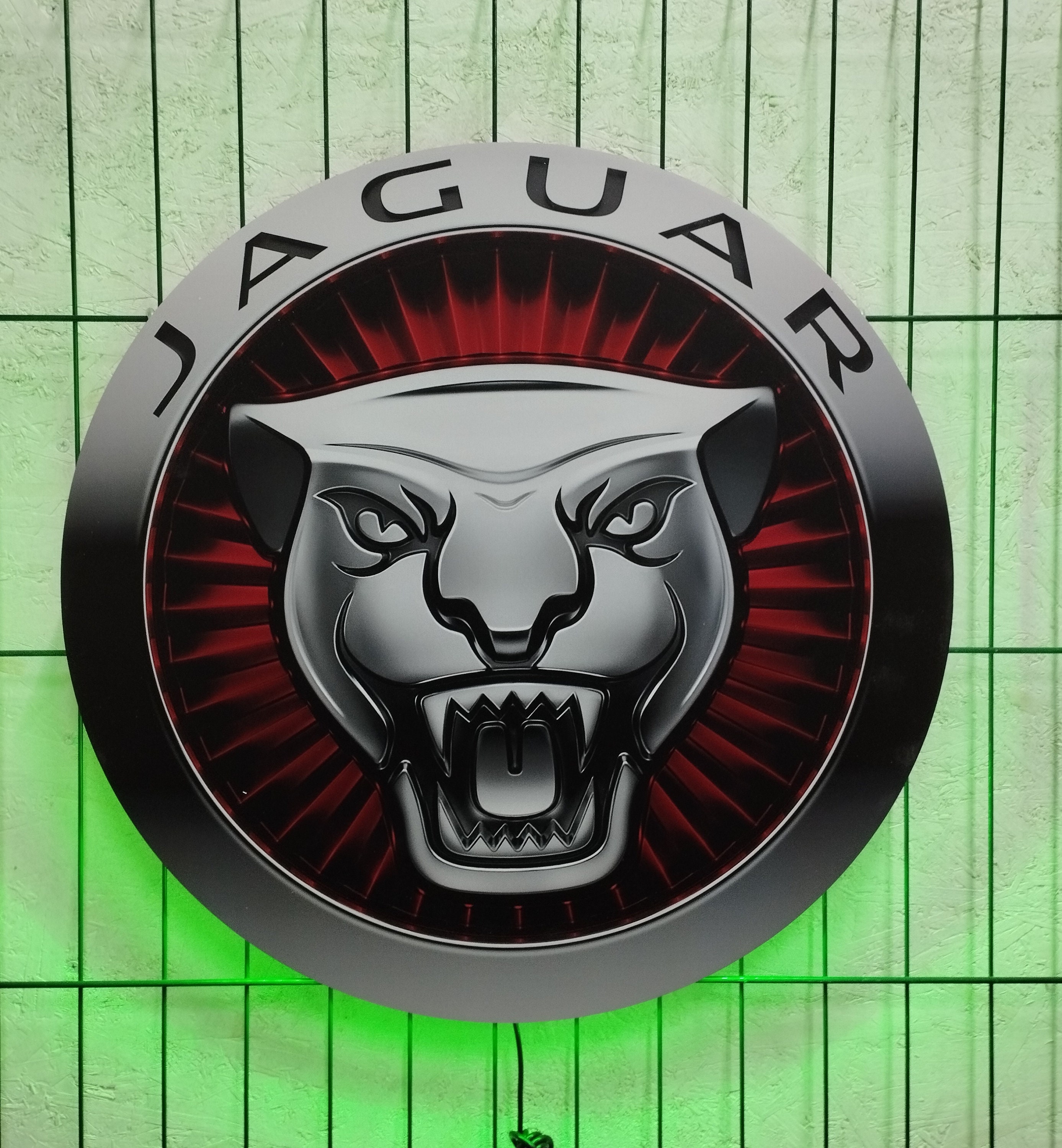 Jaguar Neon Sign Jaguar Lighted Logo Jaguar Led Sign Jaguar Etsy UK