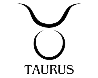 Taurus Zodiac Sign Art | Black and White (Digital Download)