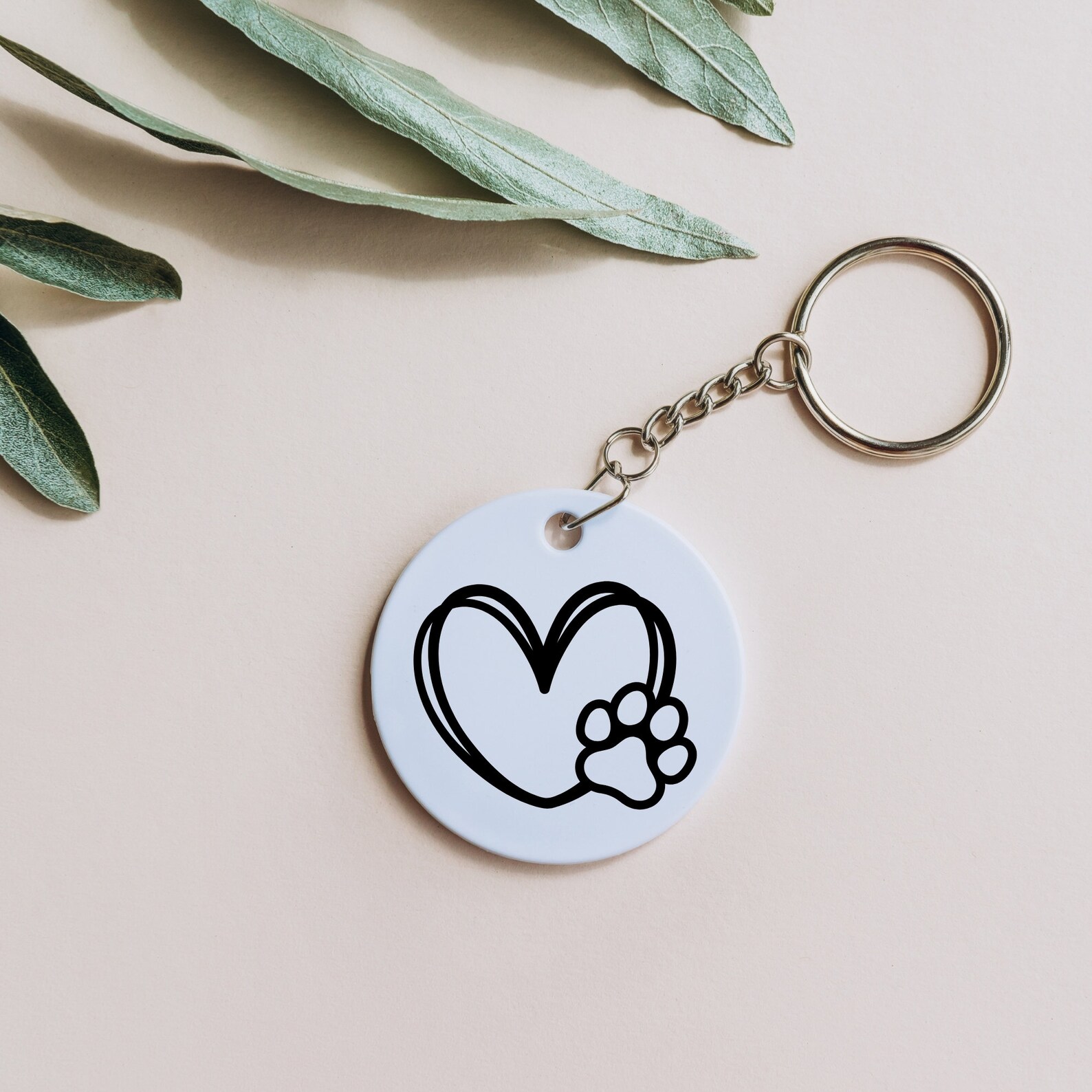 thumbnail image 2 of Puppy Or Kitten Paw Print On Love Heart Background, Print, Background... 2 of 9